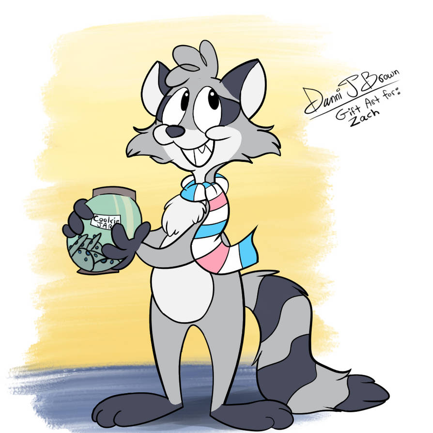 Gift Art: Zacky Raccoon by DBToonPhenomenal on DeviantArt
