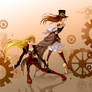 Amanda and Nesti steampunk