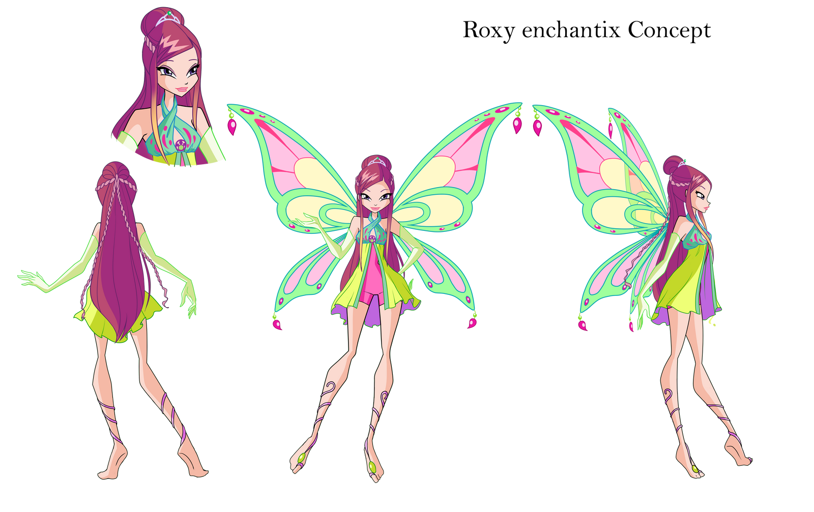 Winx Roxy Base Winx Club. Roxy Enchantix Concept by fantazyme on DeviantArt