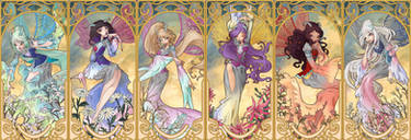 Art Nouveau Fairies - Tiefix Form