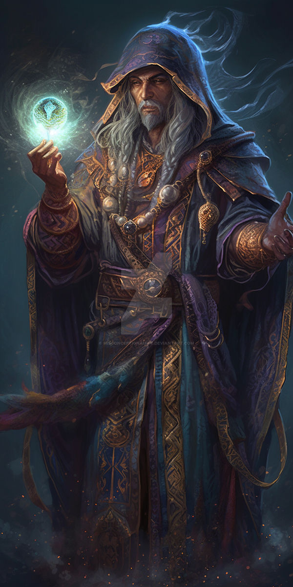 The Powerful Mage by MisconceptionAIArt on DeviantArt