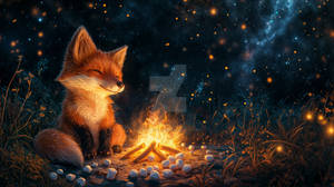 Fox Fireside Bliss