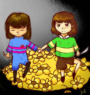 Frisk and Chara