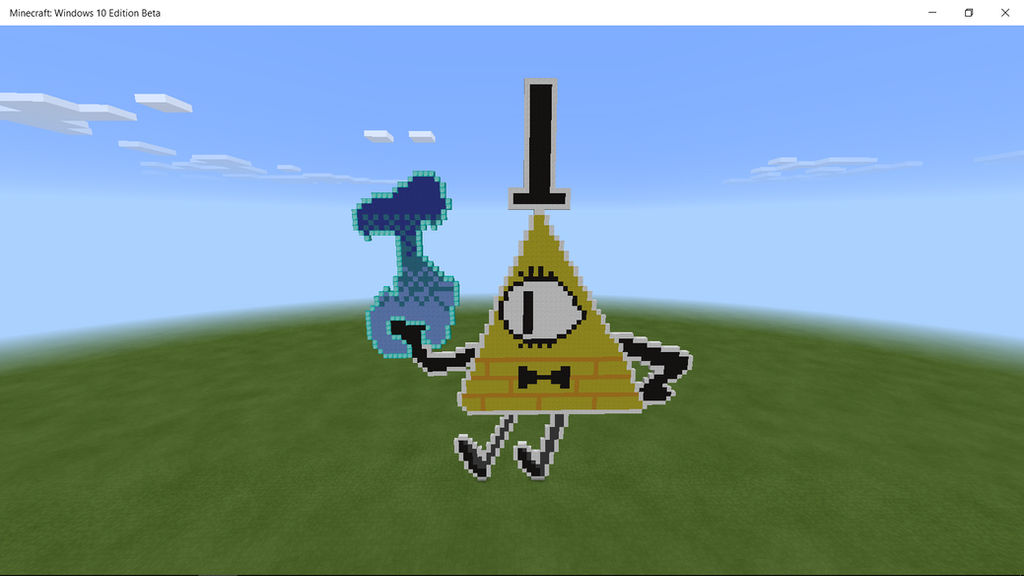 Bill Cipher in Minecraft by LucidiaSkeleton on DeviantArt