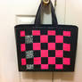 Checkered Duck Tape Tote