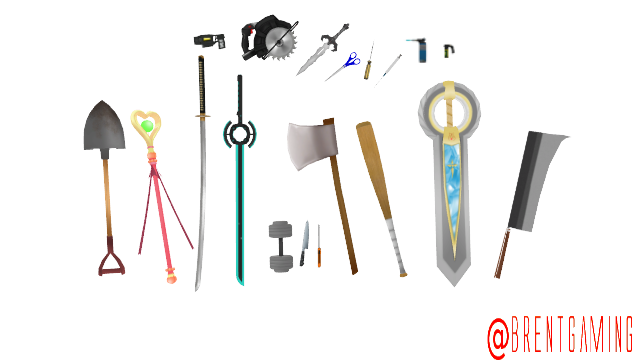 Sim Weapon Yandere simulator - Weapons by BozoBrenden on DeviantArt