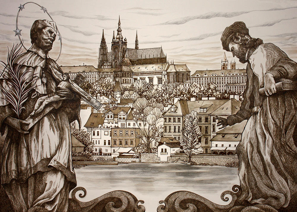 Prague Castle by Julliane