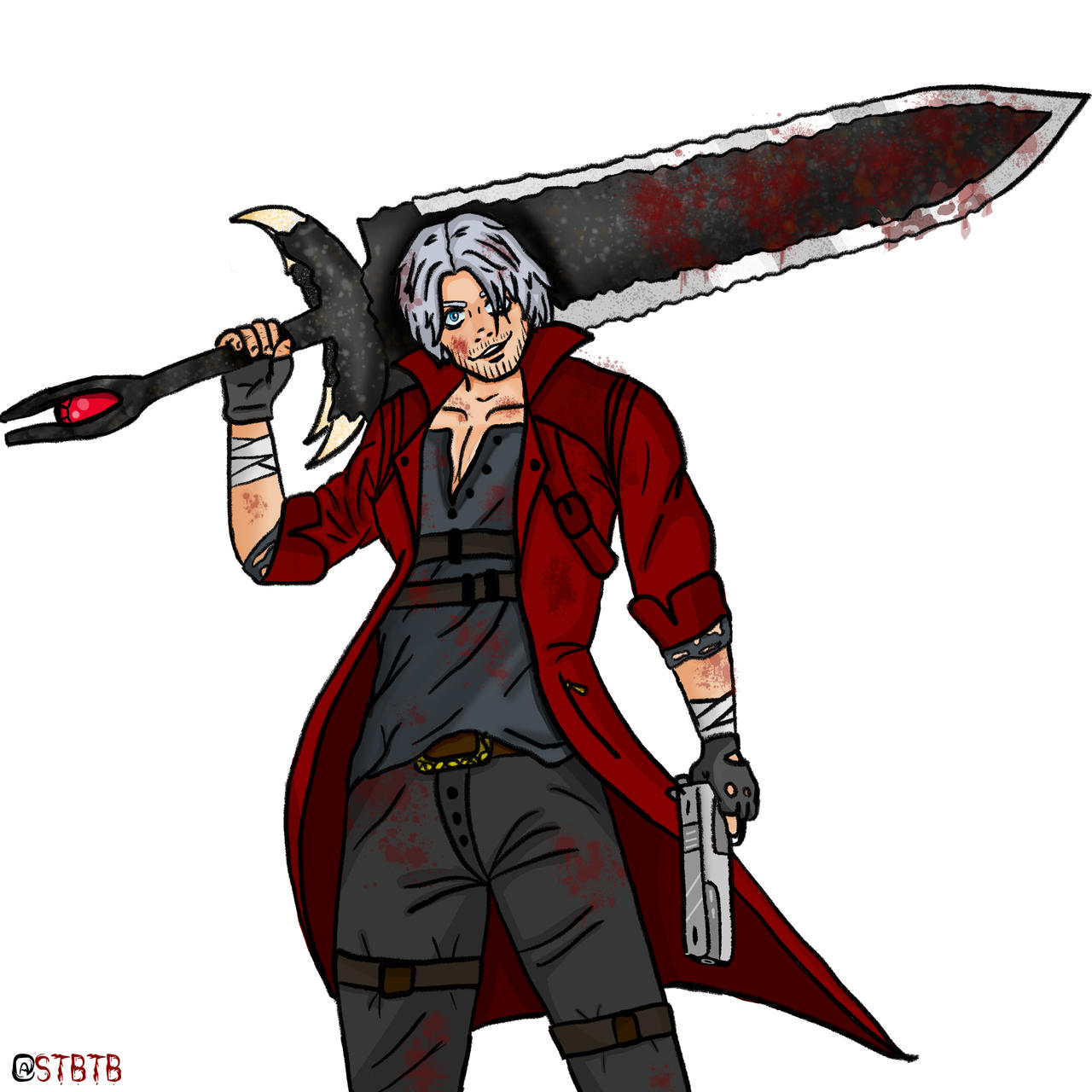 Dante Anime Devil may cry by Fubuki-Arts on DeviantArt