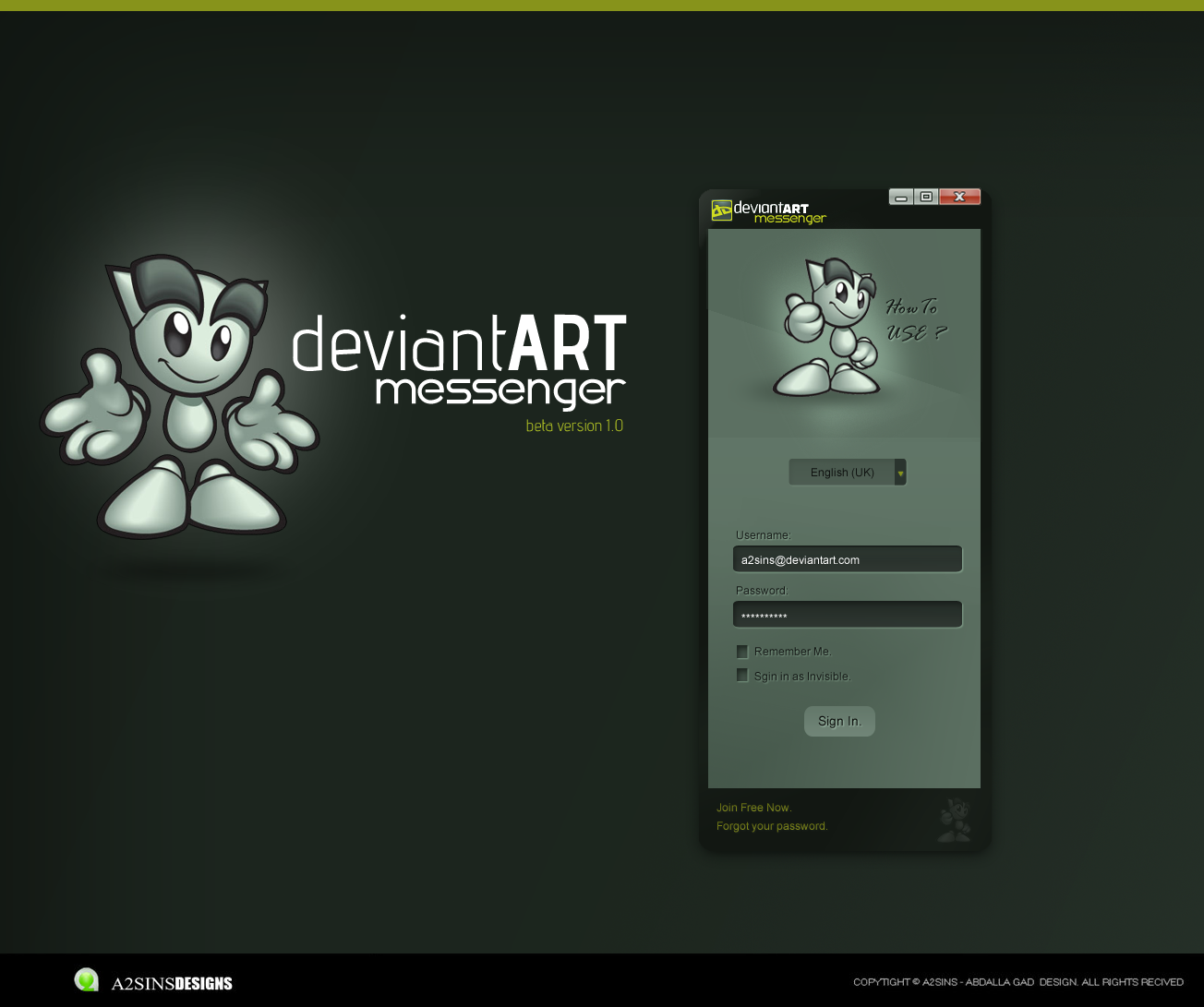 DeviantART Messenger Beta