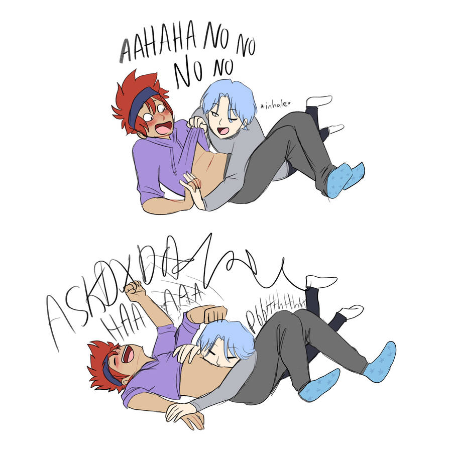 Renga tickling by ticklishfanart on DeviantArt