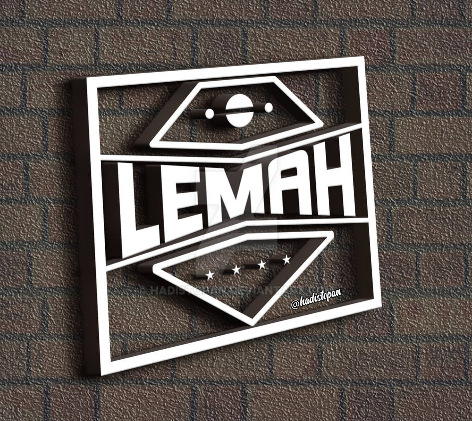 WEAK (LEMAH) LOGO 3D by hadistopan on DeviantArt