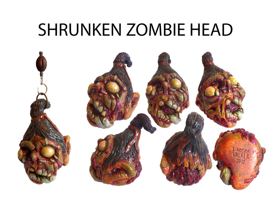 Shrunken Zombie Head