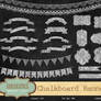 Chalkboard Banners PNG Clipart