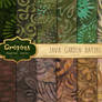 Java Garden Batik Digital Paper Pack