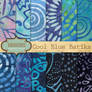 Cool Blue Batiks Textures