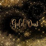 Gold Dust Clipart Overlays
