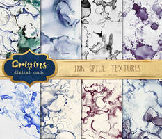 Ink Spill Textures