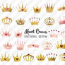 Heart Crowns Clipart
