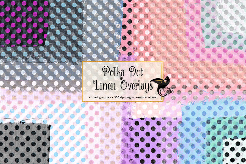 Polka Dot Linen Overlays by DigitalCurio on DeviantArt