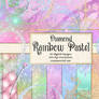 Diamond Rainbow Pastel Digital Scrapbooking Kit