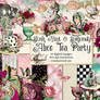 Blush Pink and Mint Alice Tea Party