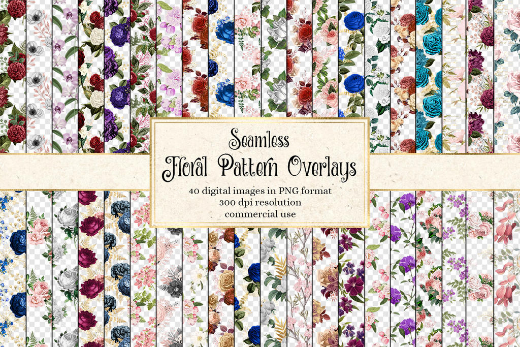 Custom Pattern Overlay Floral Pattern Overlays by DigitalCurio on DeviantArt