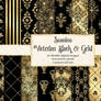 Victorian Black And Gold  