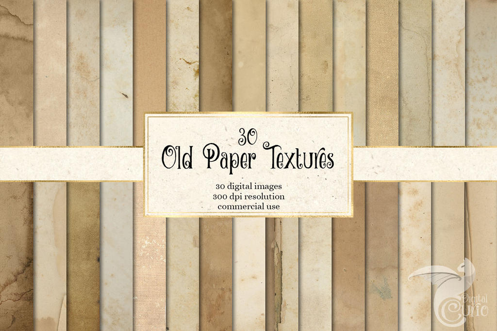 30 Old Paper Textures by DigitalCurio on DeviantArt