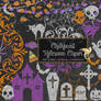 Chalkboard Halloween Clipart 