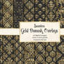 Gold Damask Overlays