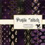 Purple Witch Digital Paper