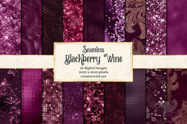 Blackberry Wine Digital Paper 