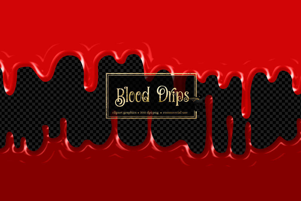 Blood Drips Clipart 