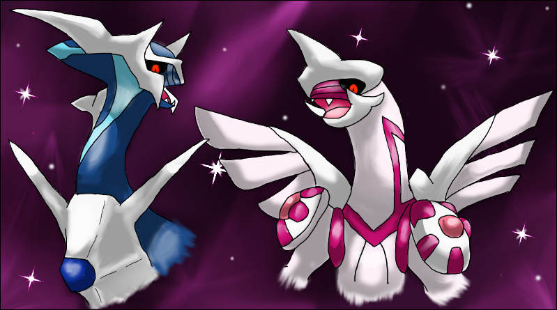 Dialga and Palkia