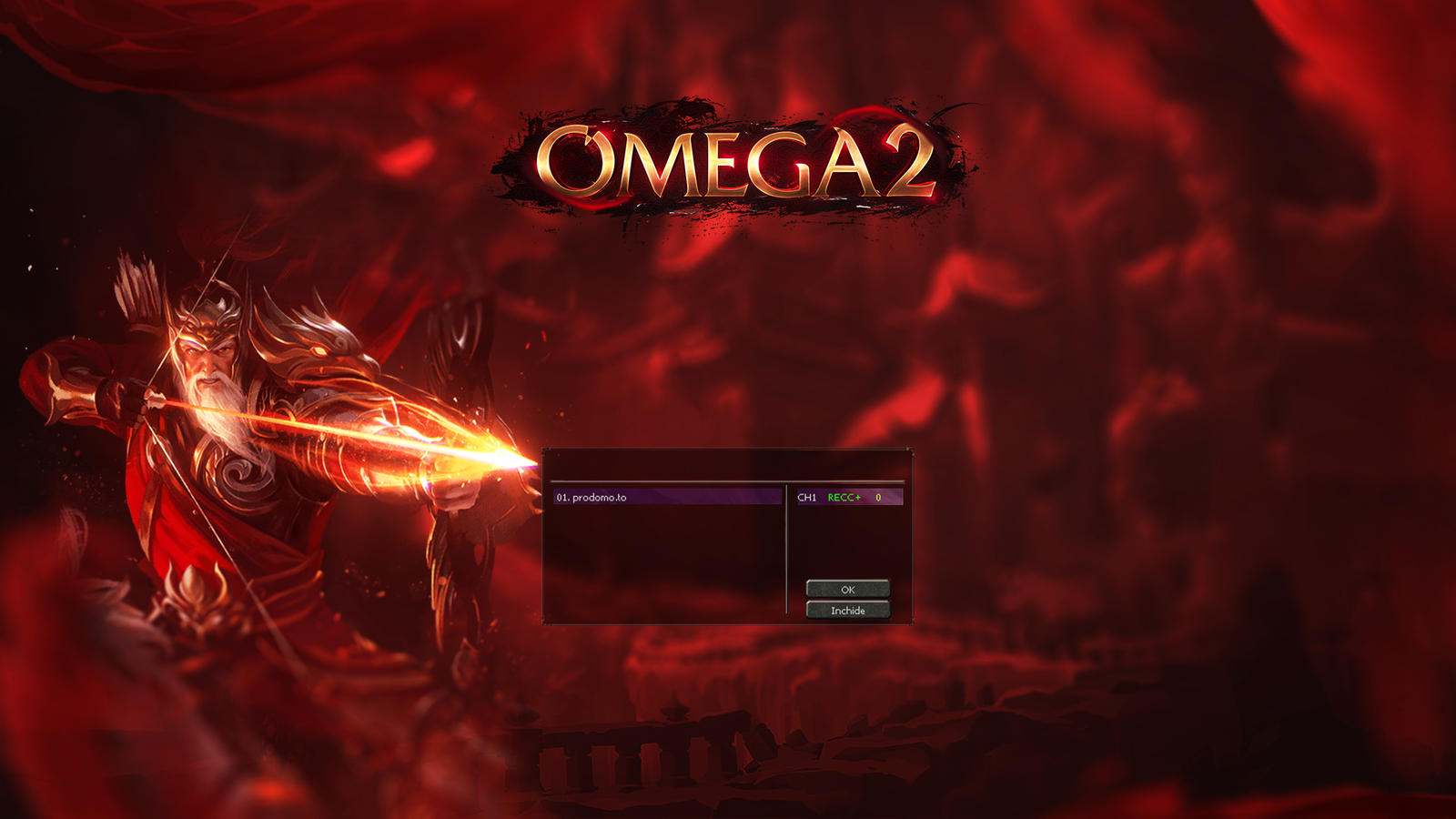 Login Screen + Logo Omega2 by MASTERDOMSERVICES on DeviantArt