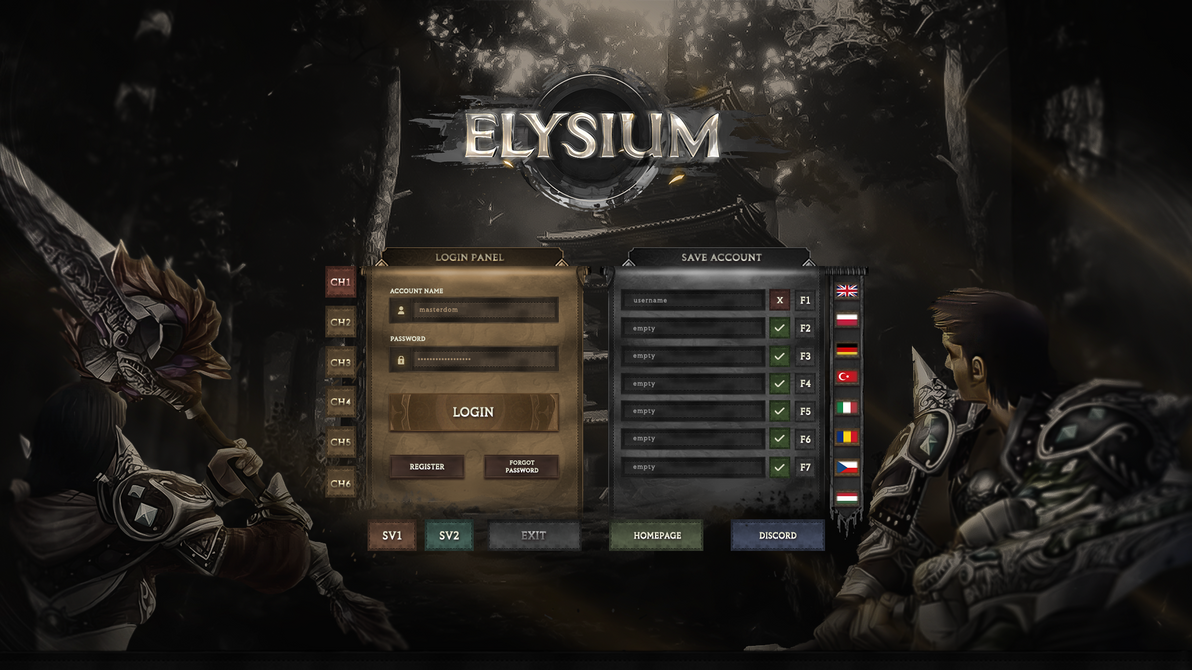 Login Interface by MASTERDOMSERVICES on DeviantArt