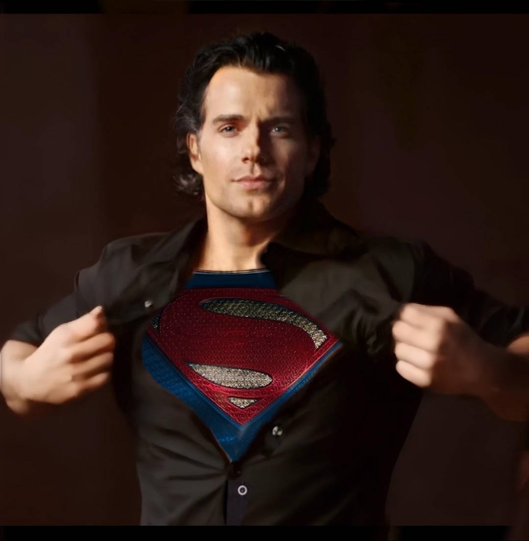 Superman (Henry Cavill) with Long Hair 02 by WorldBreakerHulk on
