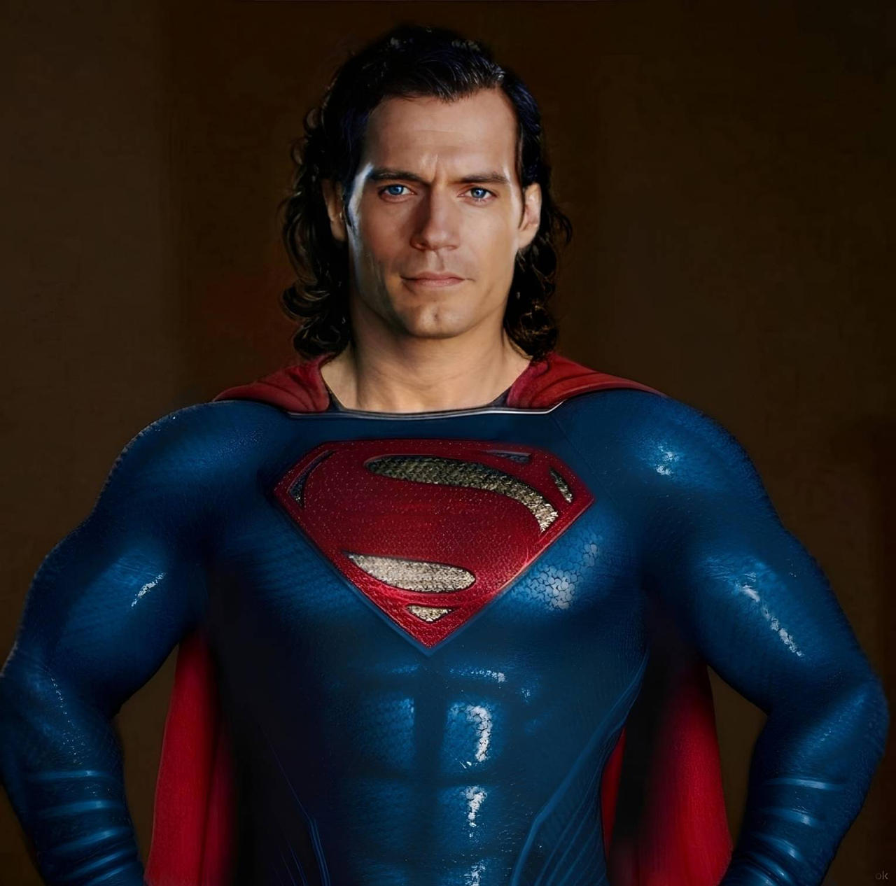 Superman (Henry Cavill) with Long Hair 03 by WorldBreakerHulk on