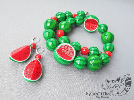 Earrings - Juicy Watermelon