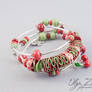 Bracelet made of polymer clay