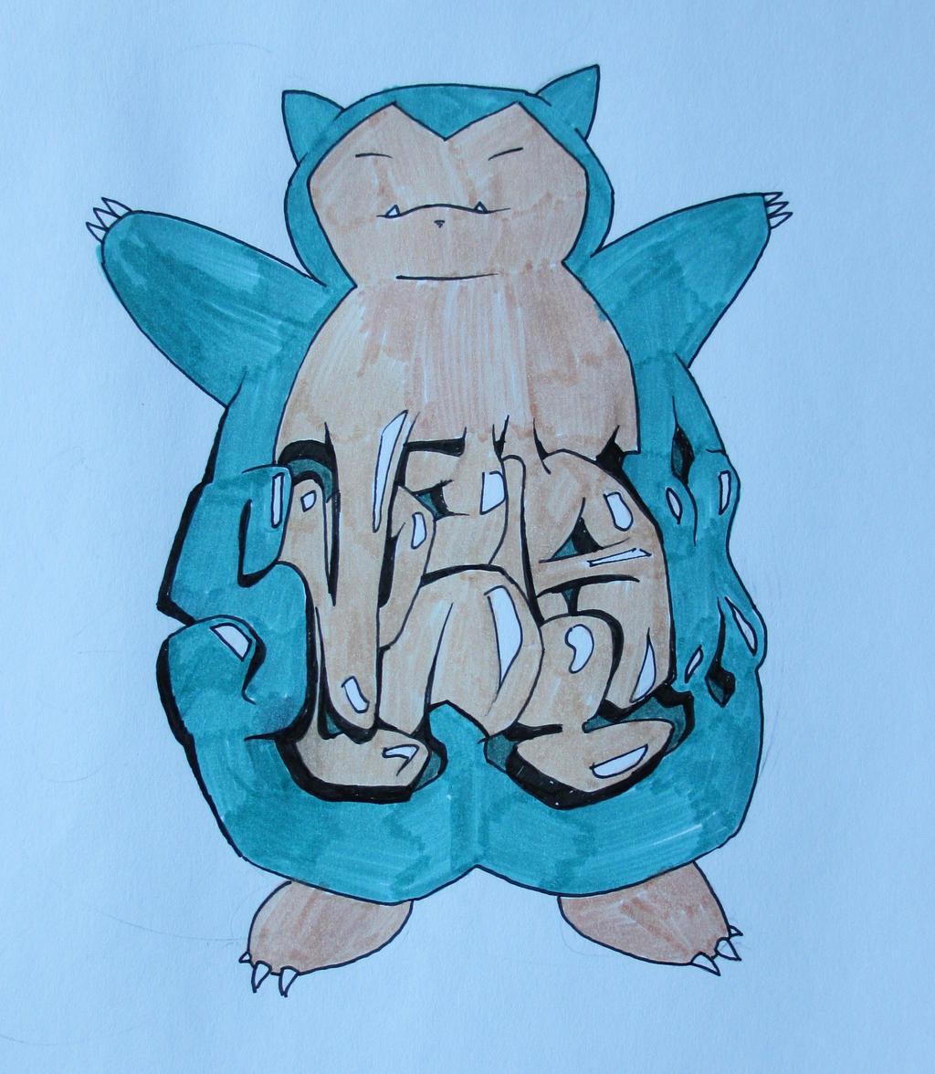 PokeGraffiti - #143 Snorlax