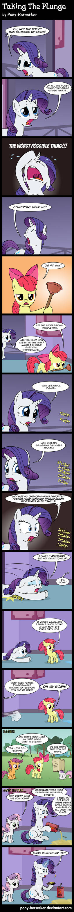 Taking The Plunge by Pony-Berserker