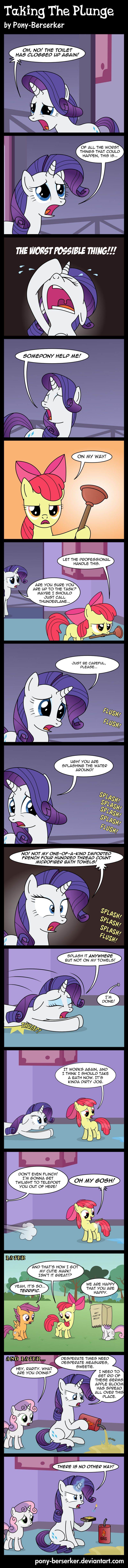 Taking The Plunge by Pony-Berserker