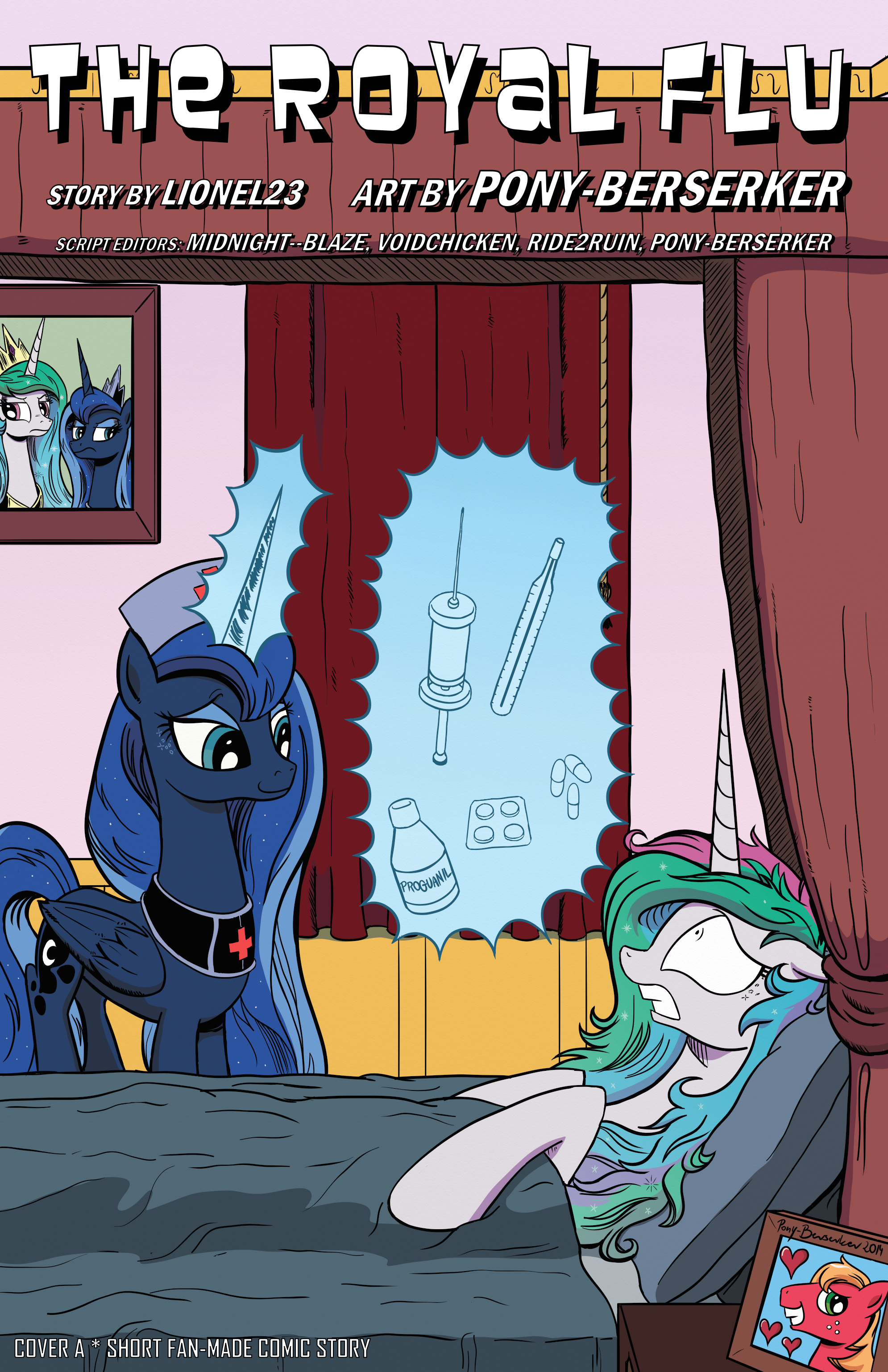 The Royal Flu (Comic cover)