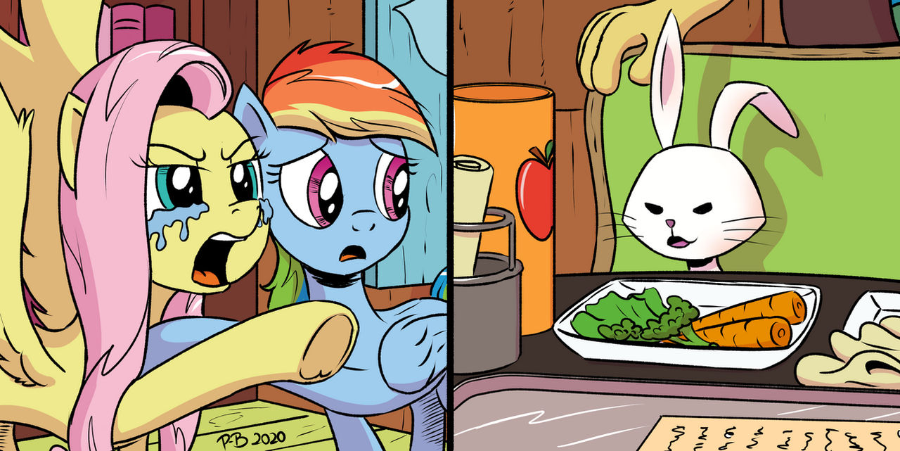 A Mare Yelling at a Bunny