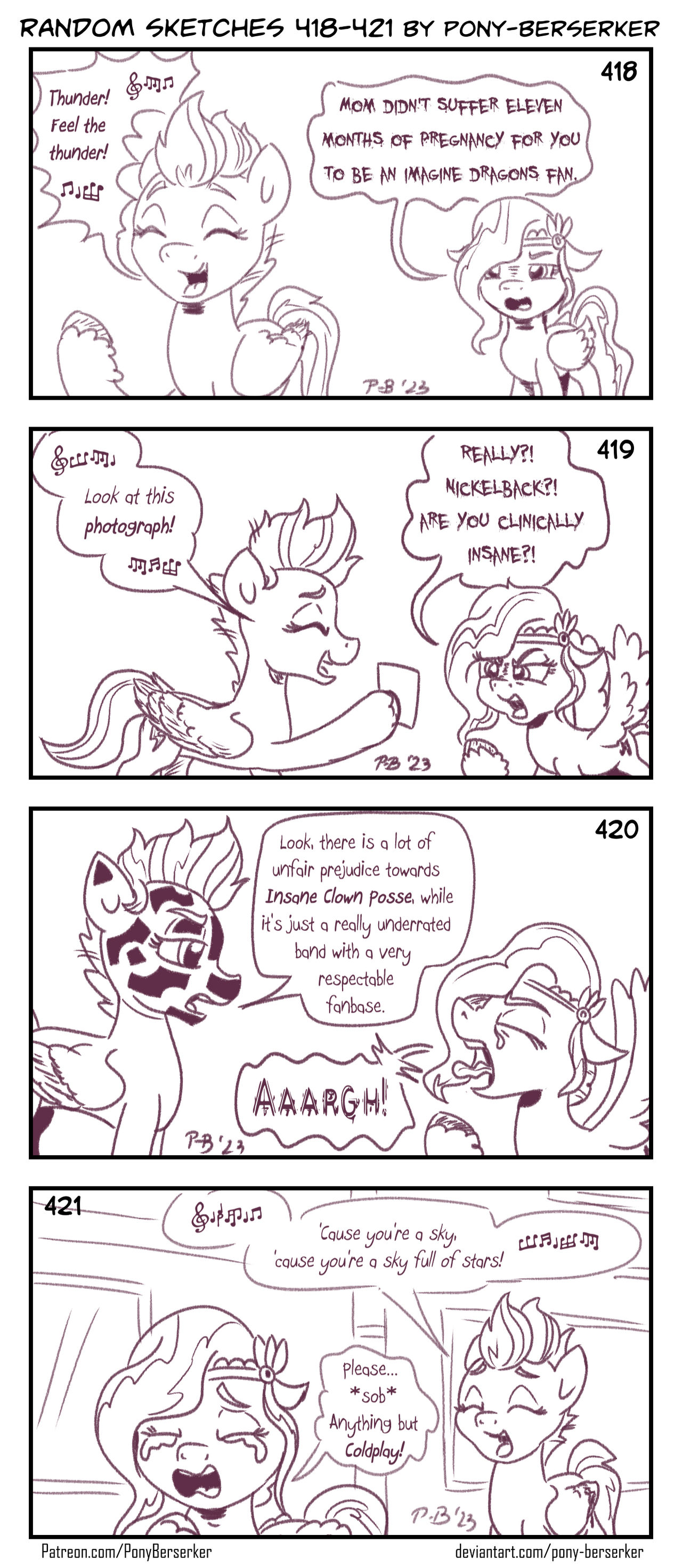 Random sketches 418-421