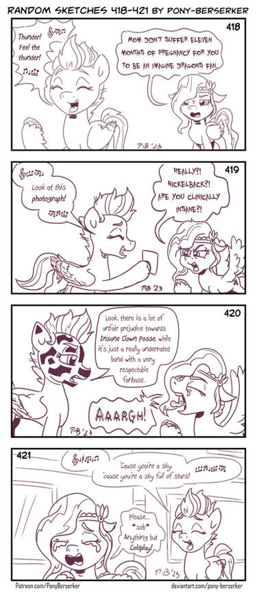 Random sketches 418-421