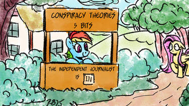 Do Pegasi Dream of Conspiracy Theories?
