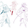 Compilation of sketches Tenchi Muyo