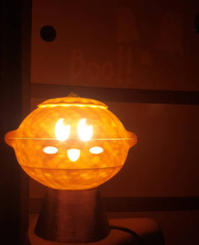 Pumpkin Kirby Lamp 3D printed